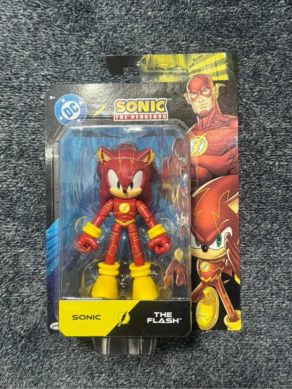 Sonic The Hedgehog x DC The Flash 5” Action Figure Jakks Pacific NEW Sealed